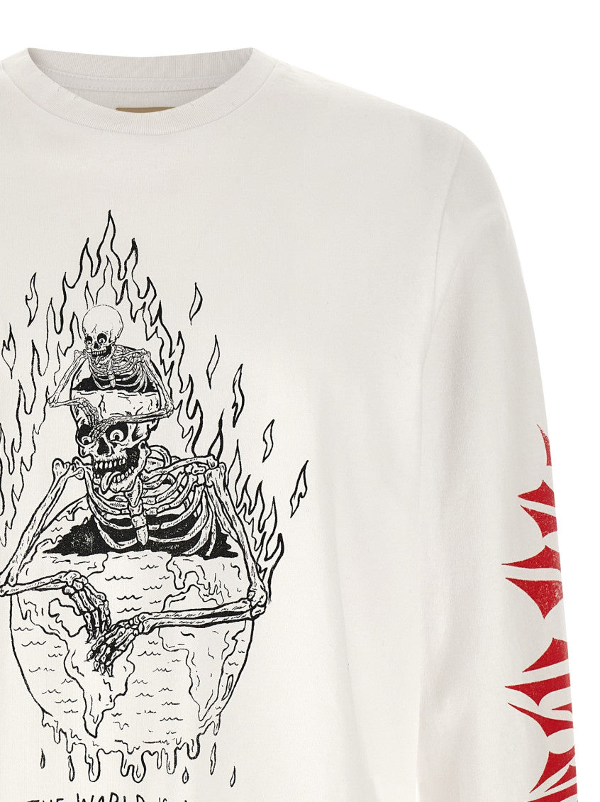 White Printed T-shirt 3