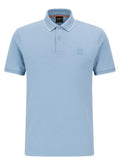 Blue Textured Polo T-Shirt 1