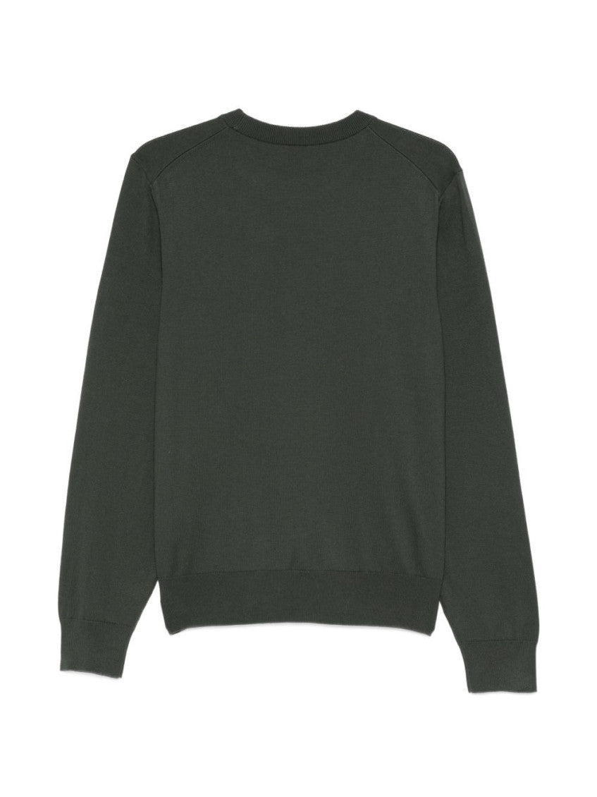 Dark Green Crew Neck Sweatshirt 3