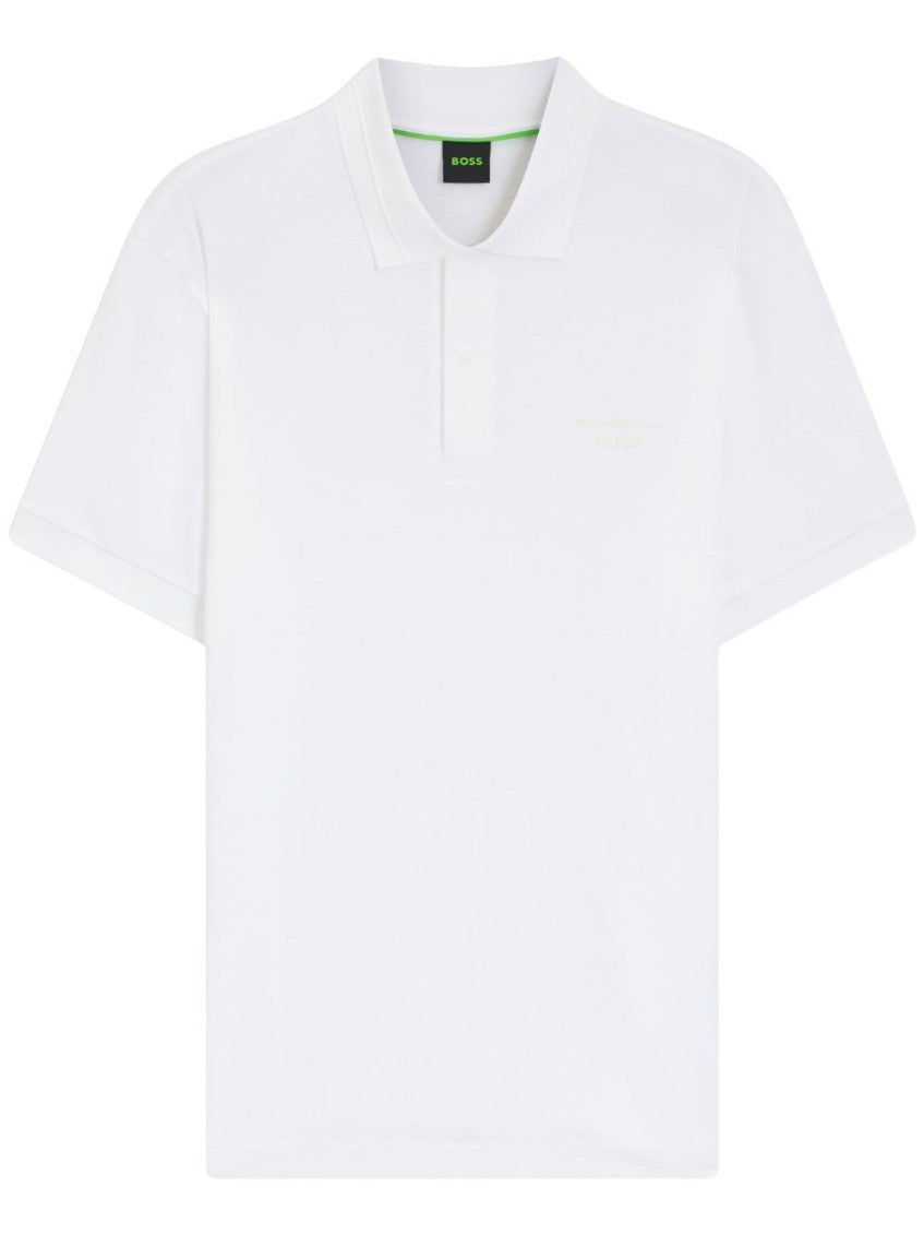 White Cotton Solid Polo 1