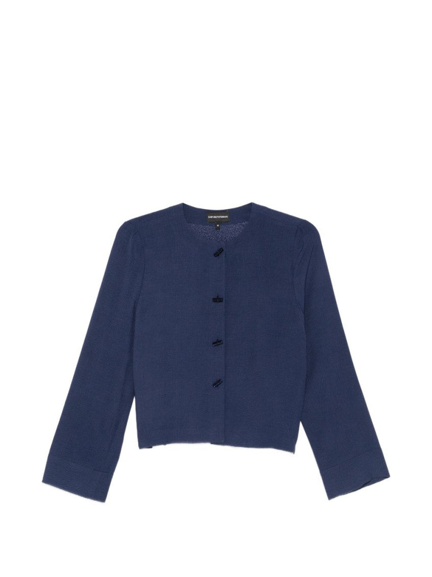 Blue Round Neck Shirt 1