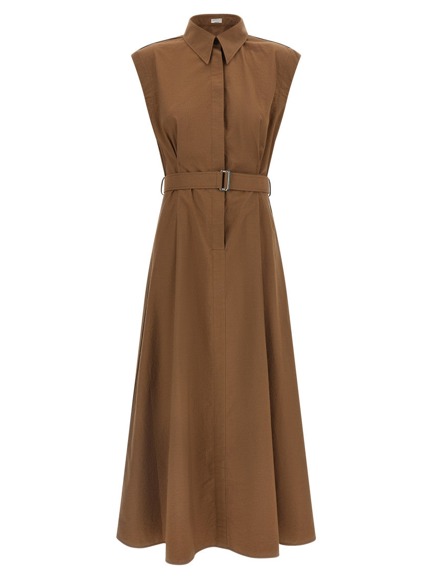 Brown Chemisier Dress 1