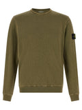 Green Brushed Cotton Sweatshirt 1