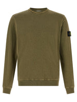 Green Brushed Cotton Sweatshirt 1