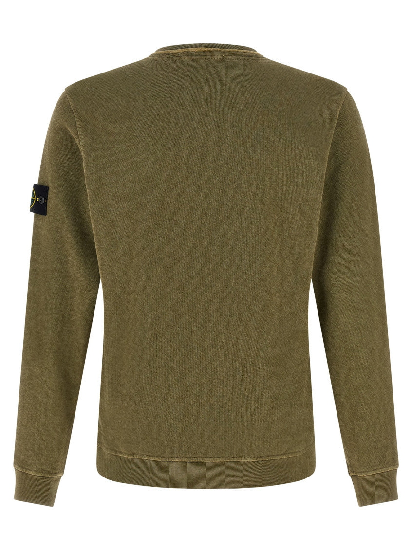 Green Brushed Cotton Sweatshirt 2