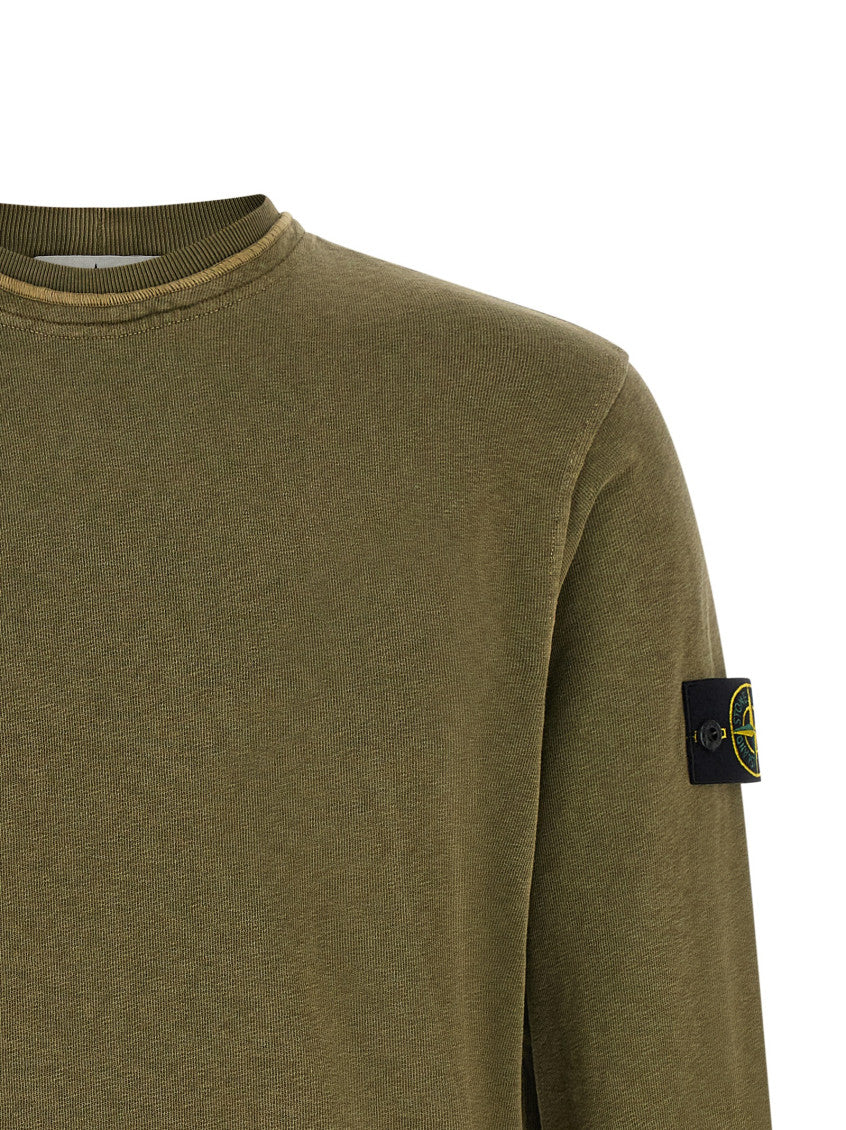Green Brushed Cotton Sweatshirt 3