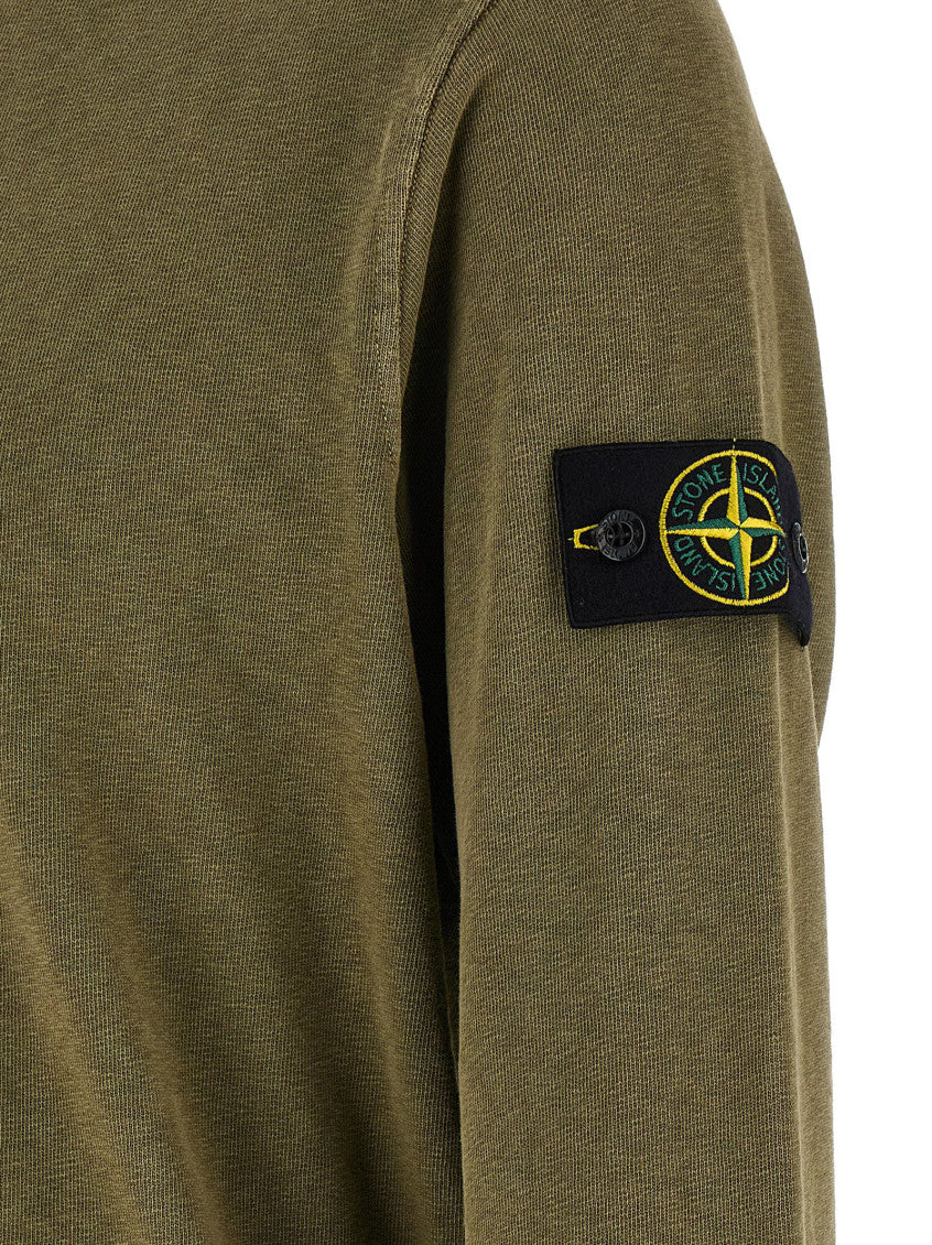 Green Brushed Cotton Sweatshirt 4
