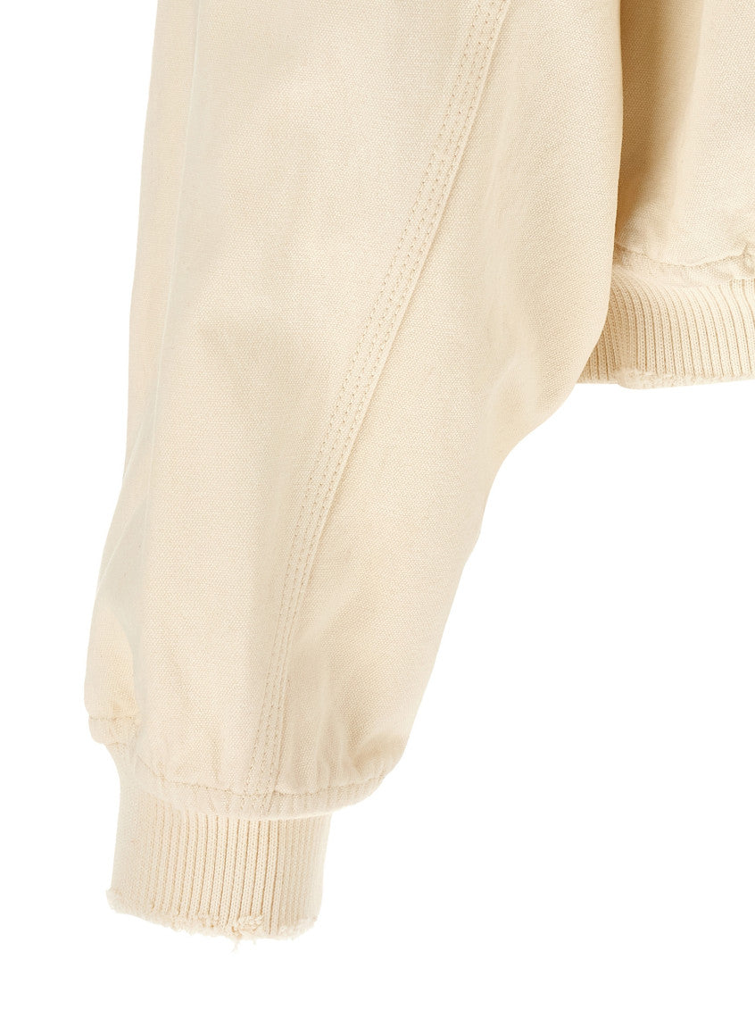 Yellow 'Juggernaut Workwear' Hoodie 4