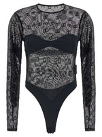 Black 'Moonogram' Bodysuit 1