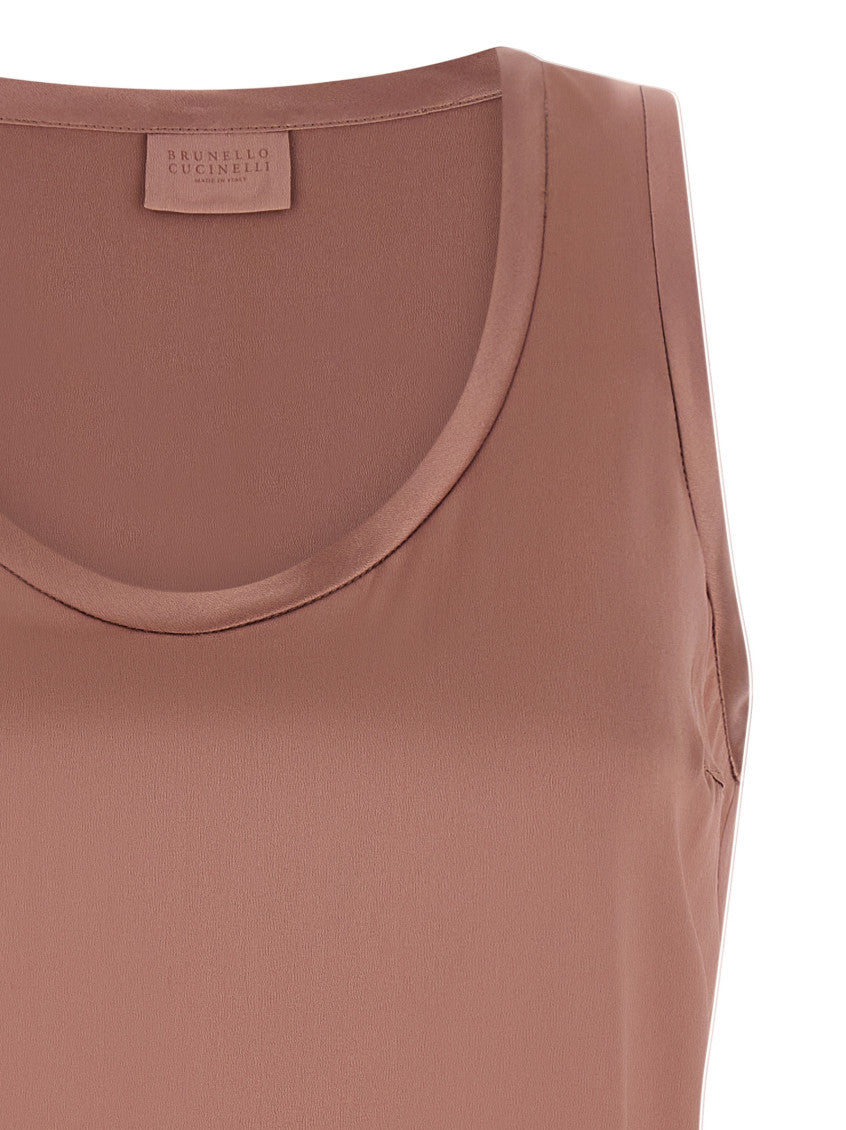 Pink Satin Top 3