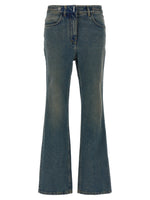 Blue Chain Bootcut Leg Jeans 1