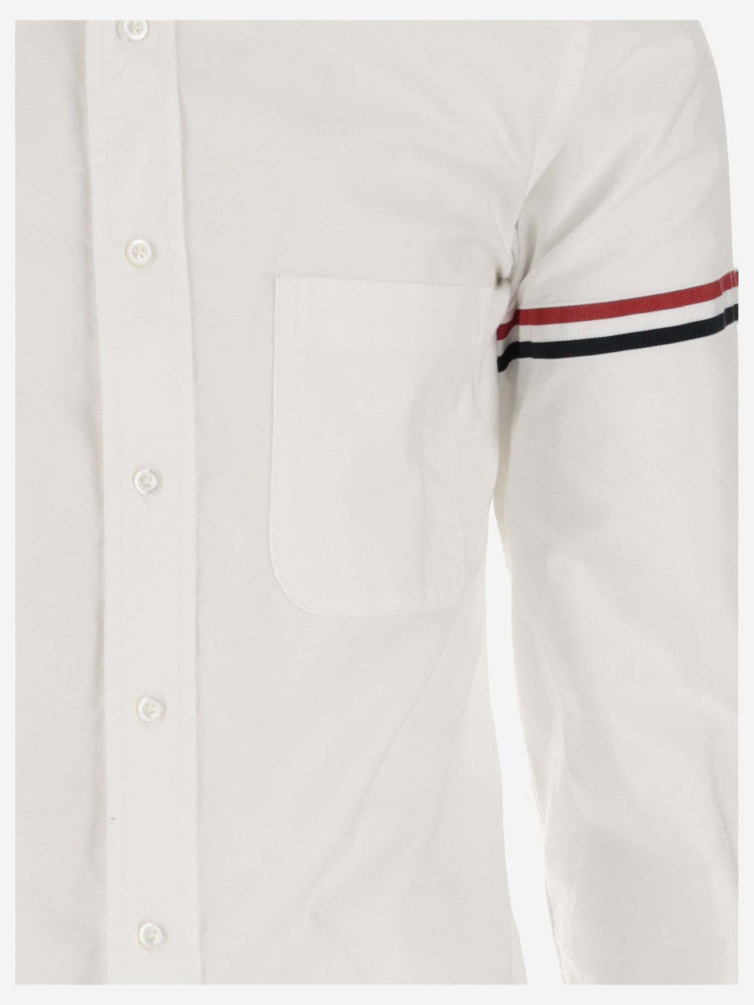 White Striped Detail Shirt 3