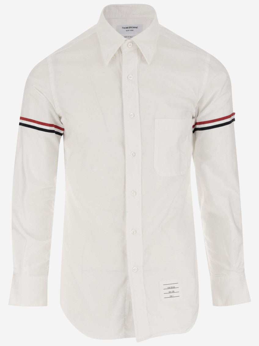 White Striped Detail Shirt 4