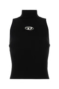 Black M-onervax Mock-neck Top 1