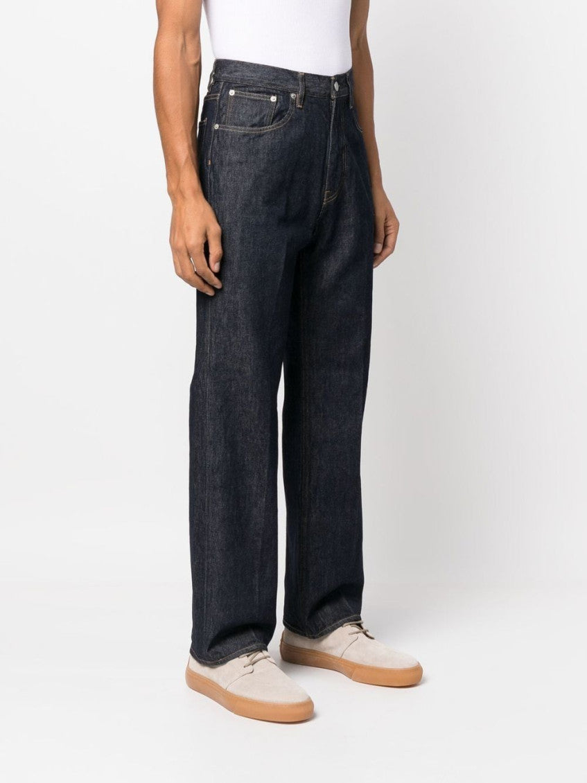 Blue Twist Straight-Leg Jeans 3