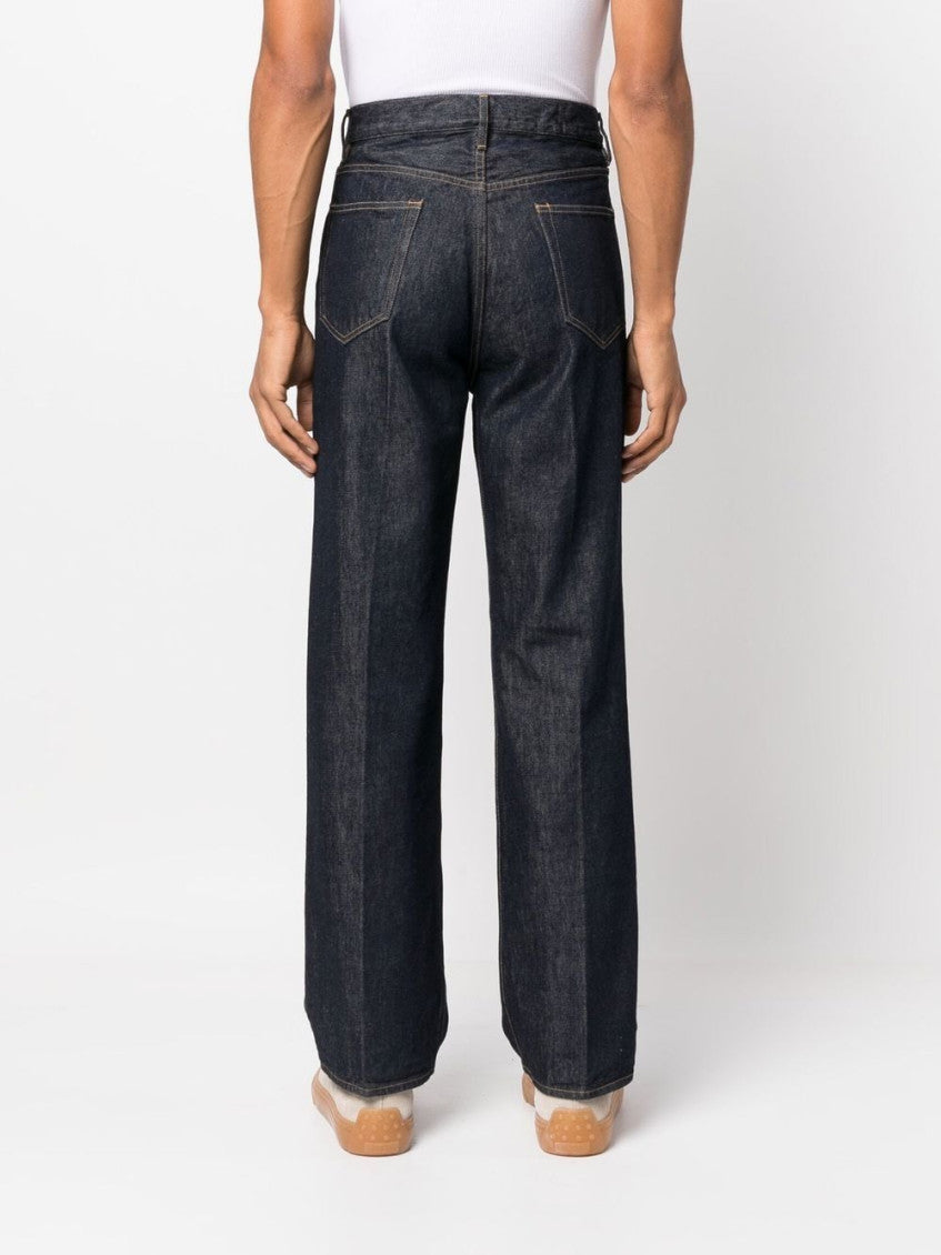 Blue Twist Straight-Leg Jeans 4