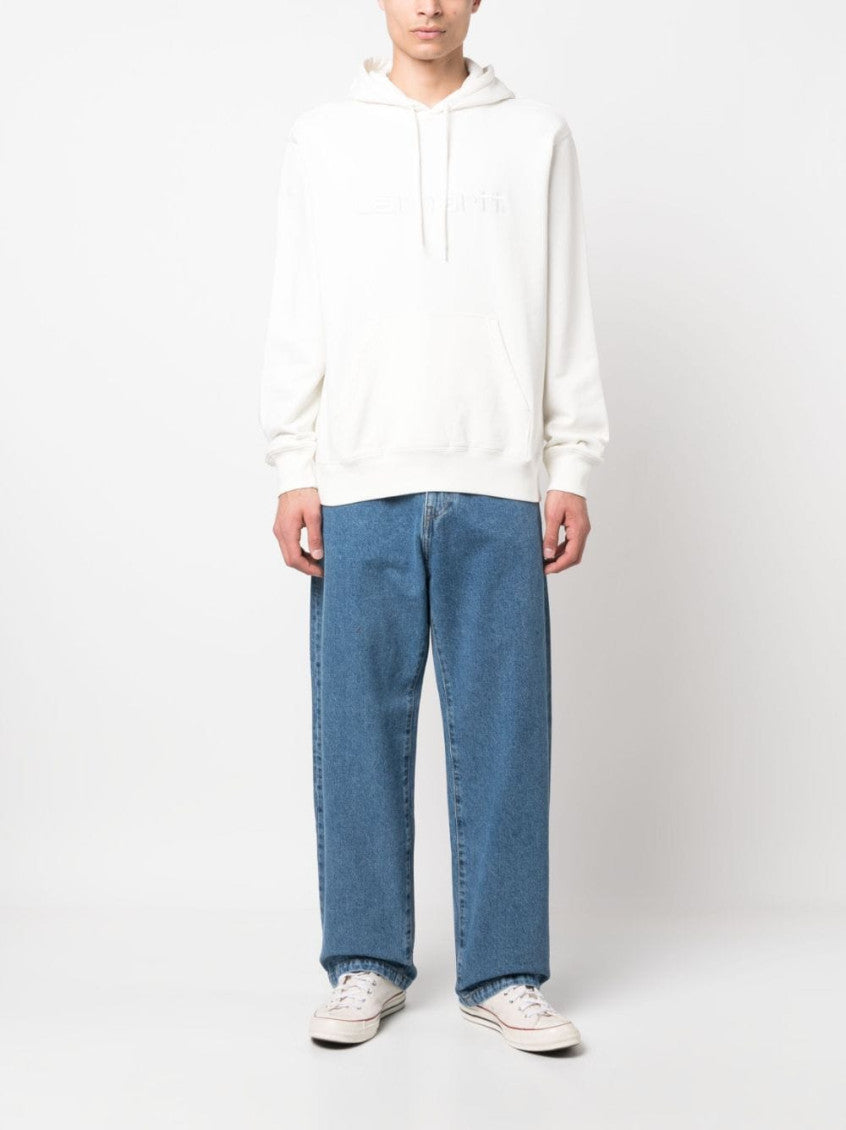 Blue Logo Patch Jeans 2
