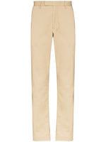 Green Stretch trousers 1