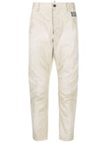 Beige Cotton trousers 1