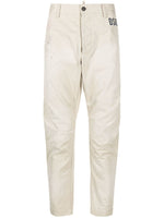 Beige Cotton trousers 1