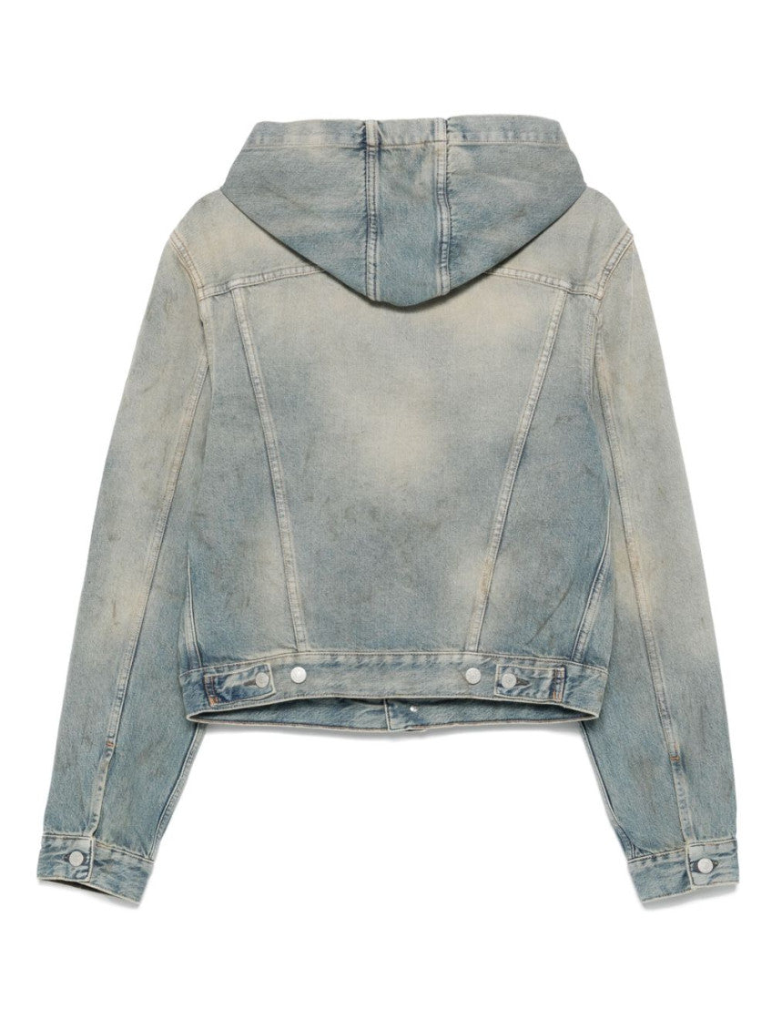 Sky Blue Fadded Denim Jacket 2