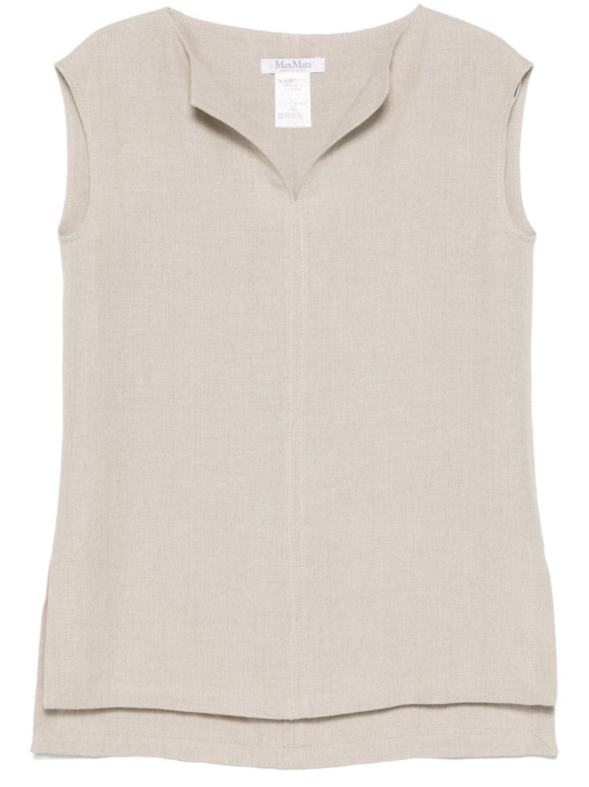 Beige Colimbo Sleeveless Top 1