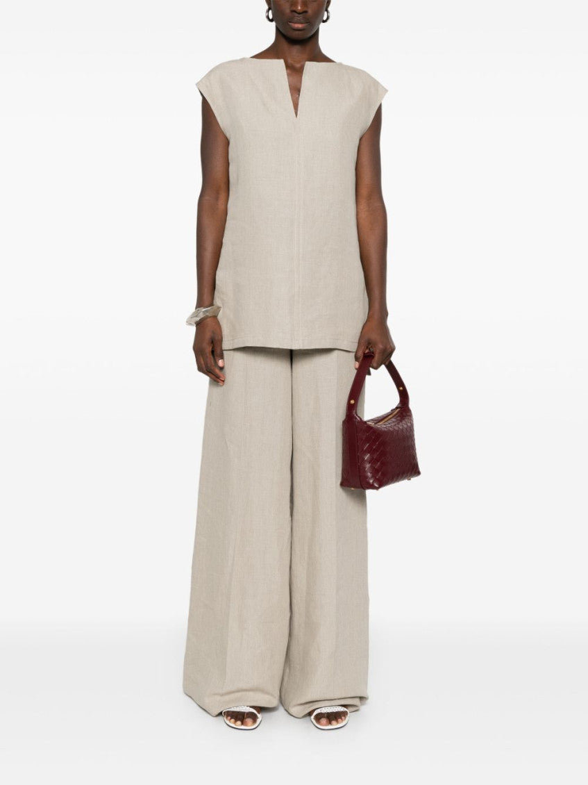 Beige Colimbo Sleeveless Top 4