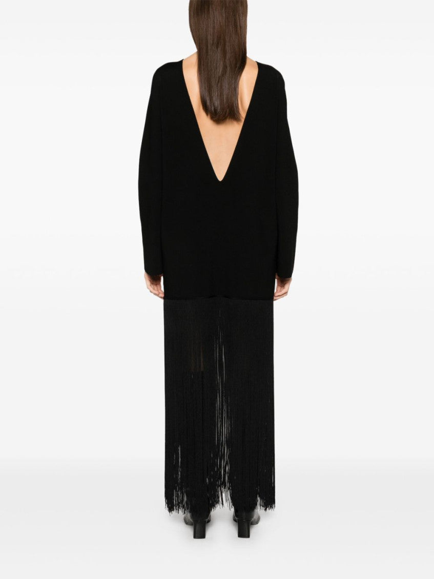 Black Paley fringed dress 2