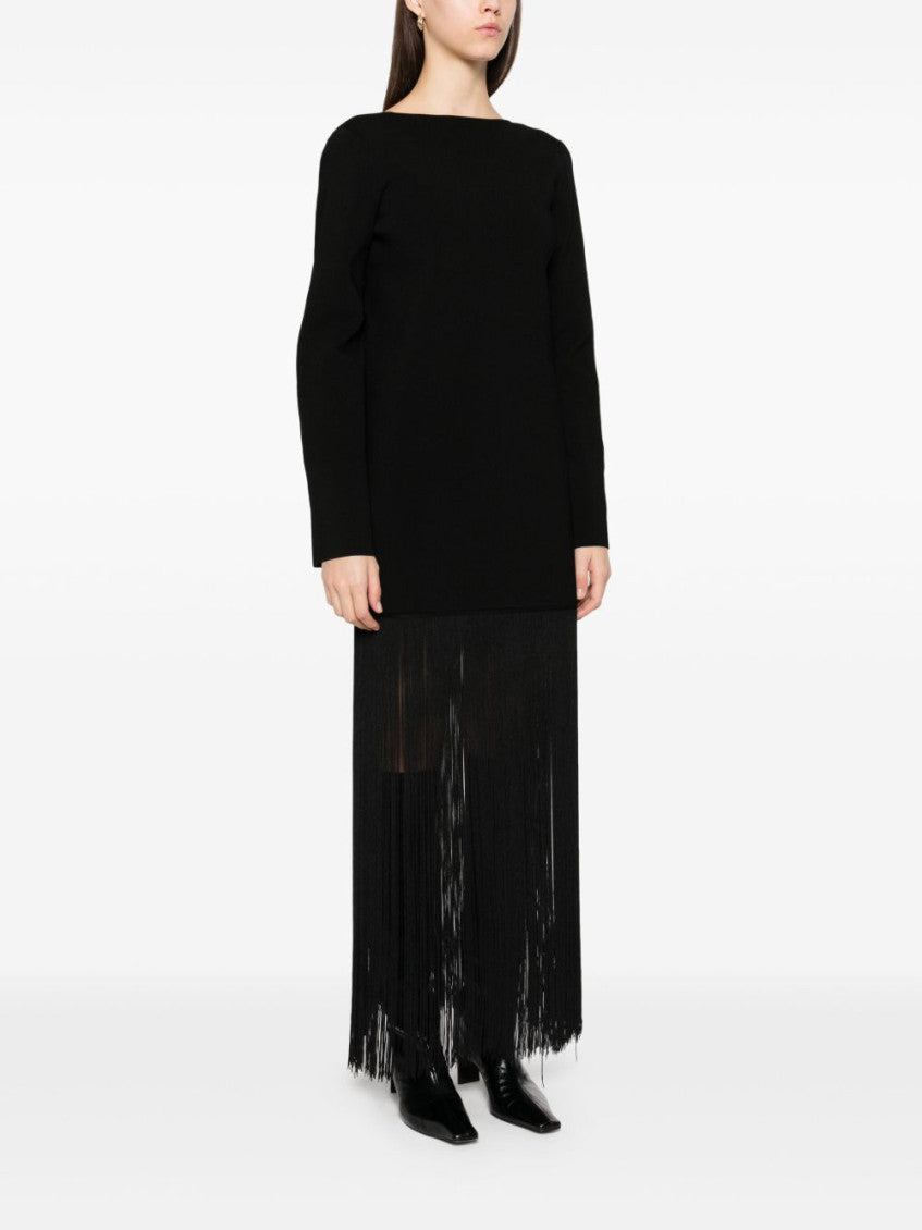 Black Paley fringed dress 5
