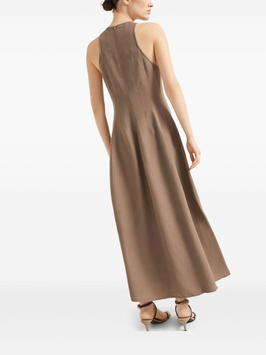 Light Brown Linen dress 5