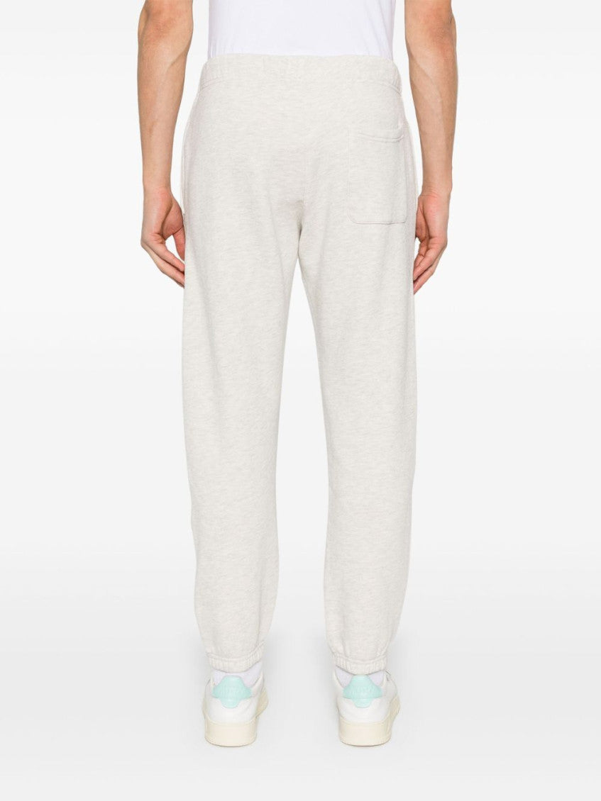Grey Jersey Melange Track Pants 4