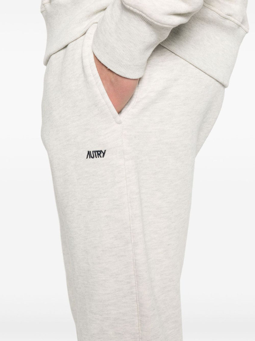 Grey Jersey Melange Track Pants 5