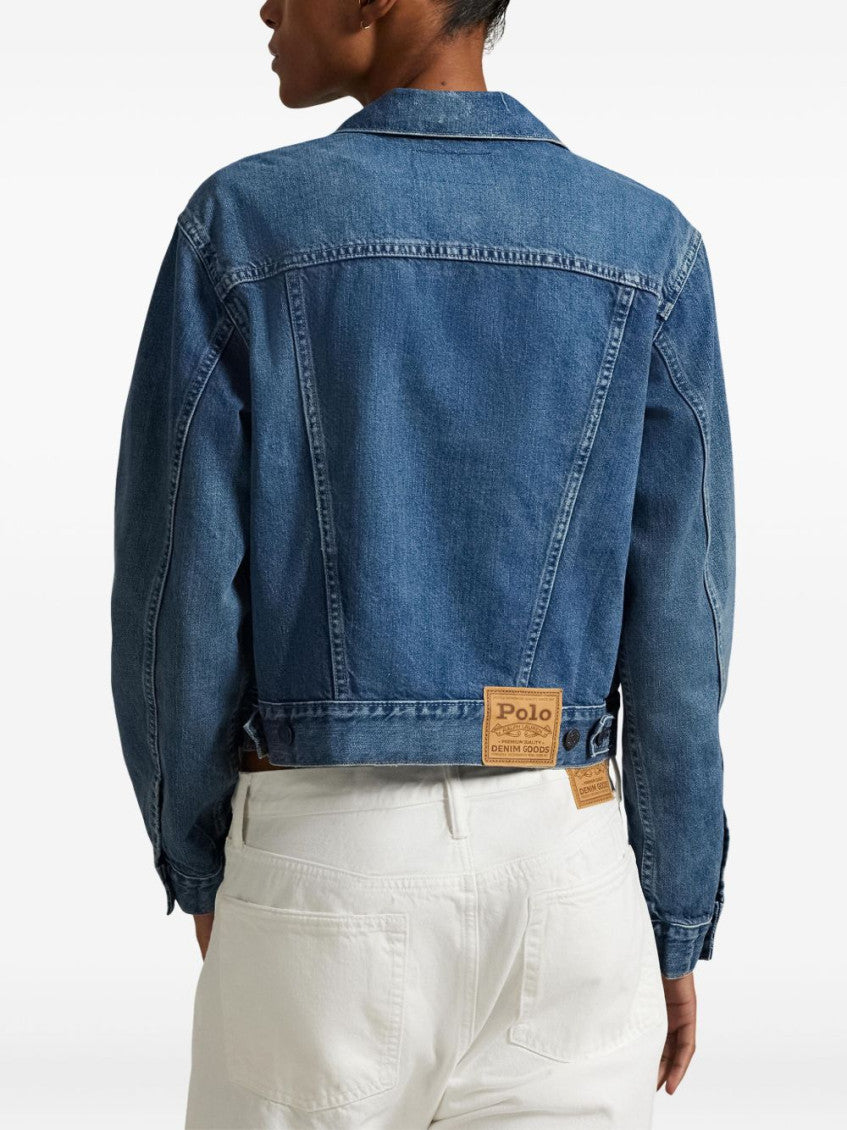 Denim button-up jacket 3
