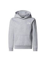 Kids Grey Solid Hoodie 1