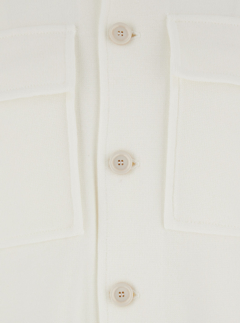 White Regular Shirt Jacket 3