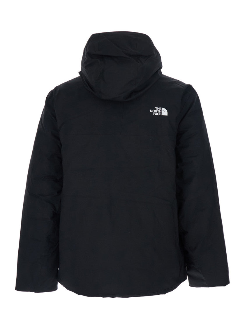 Black Logo Hood Jackets 2