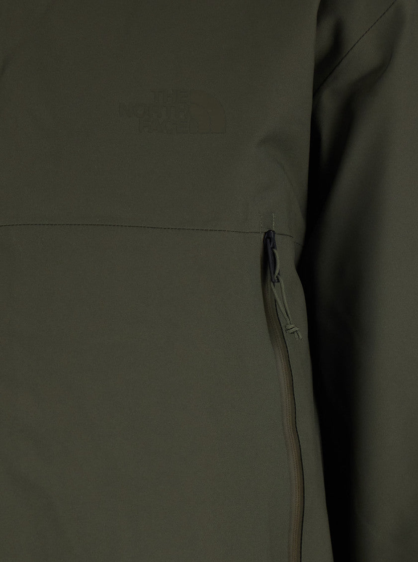 Green Solid Hood Jackets 3