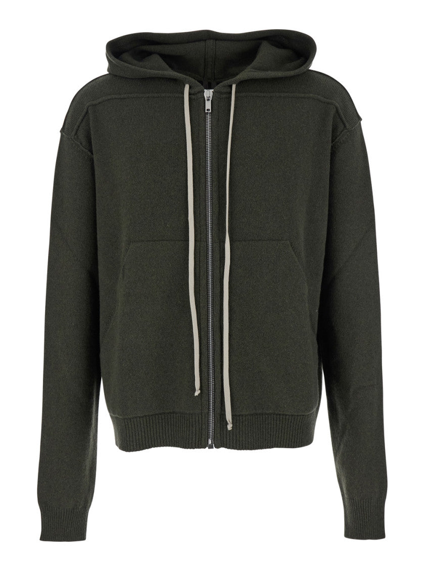 Dark Green Hood Sweatshirts 1