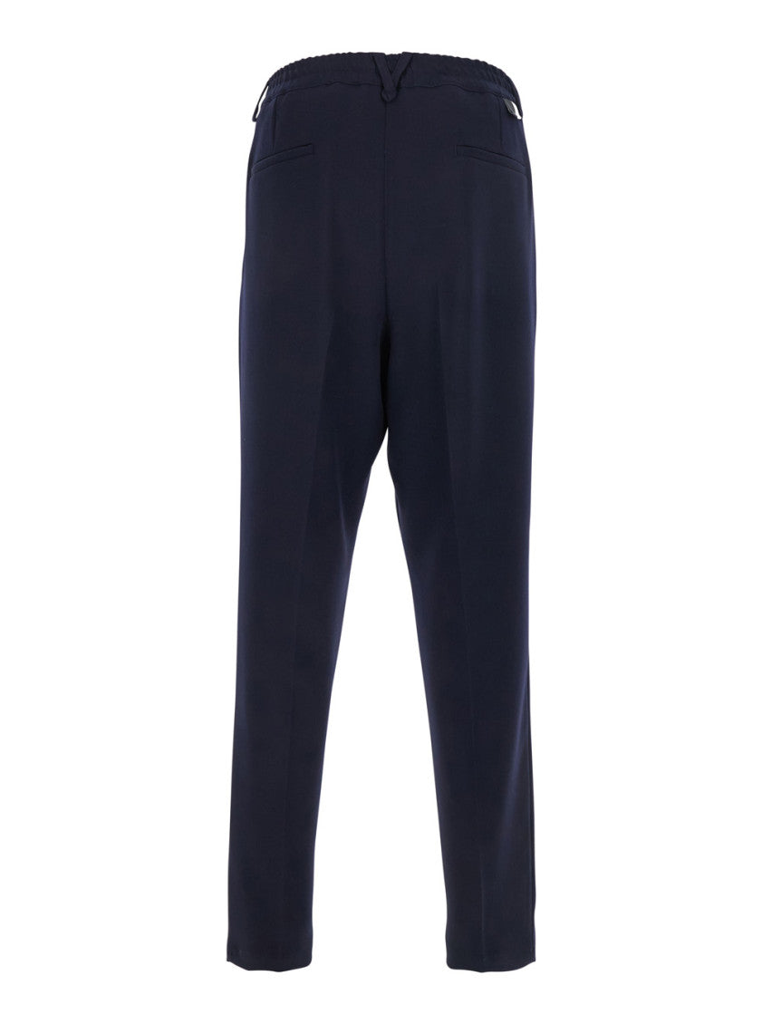 Navy Blue Pleated Pants 2