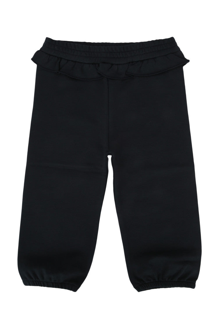 Babies Navy Blue Solid Hoodie 2