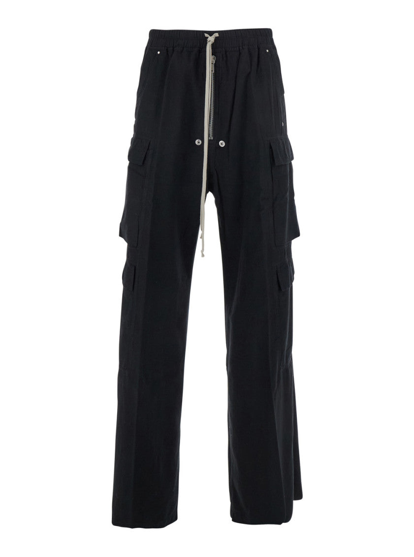 Black Relaxed Cargos 1