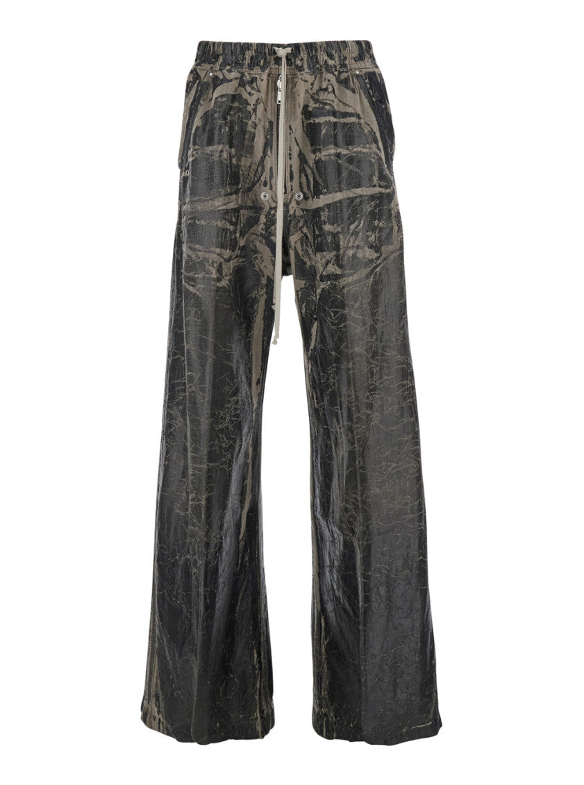 Black Relaxed Cargos 1