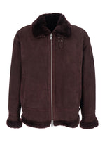 Maroon Shirt Collar Jackets 1