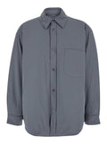 Grey Regular Solid Shirts 1