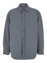 Grey Regular Solid Shirts 1