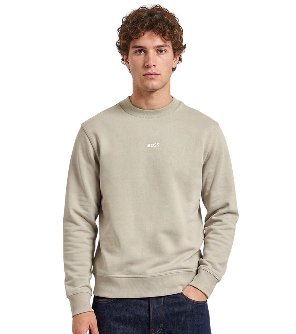 Grey Crew Neck Sweatshirts 1