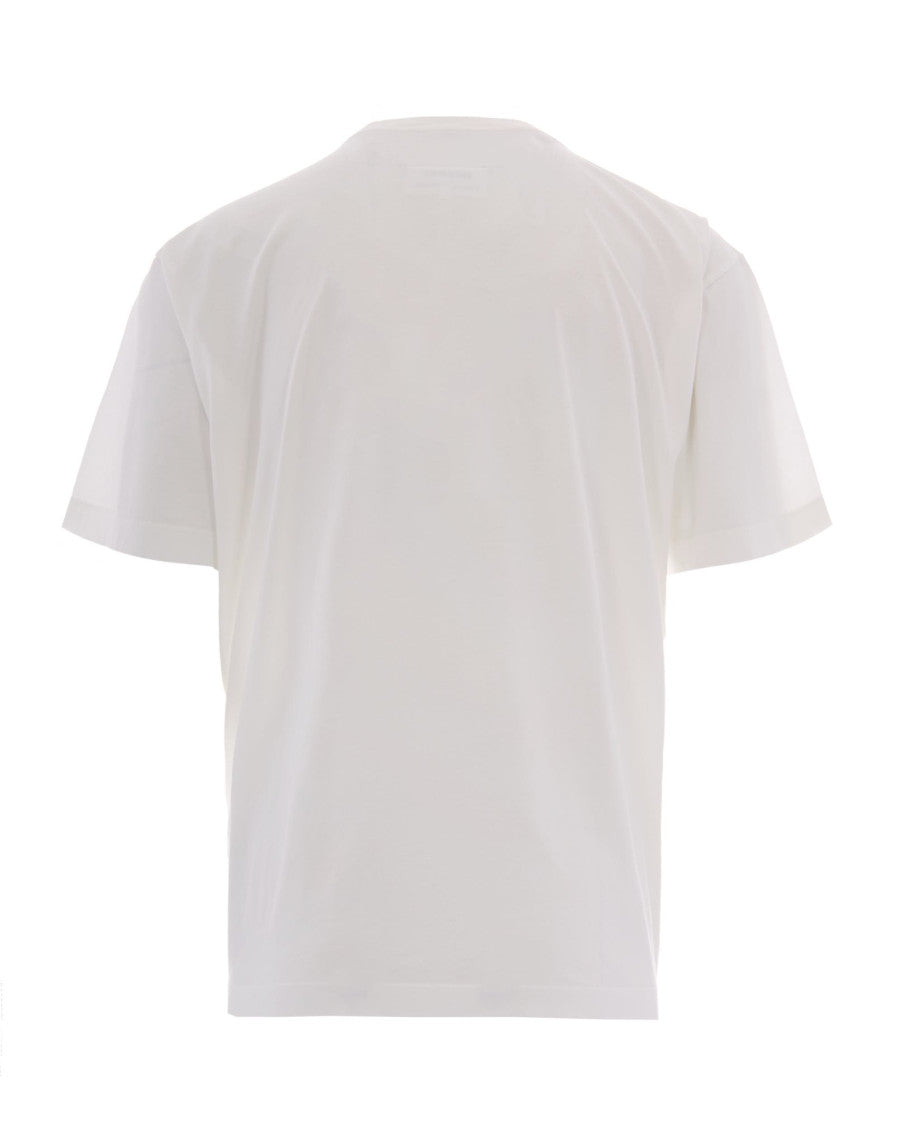 White Crew Neck T-Shirt 2