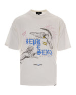 White Crew Neck T-Shirts 1