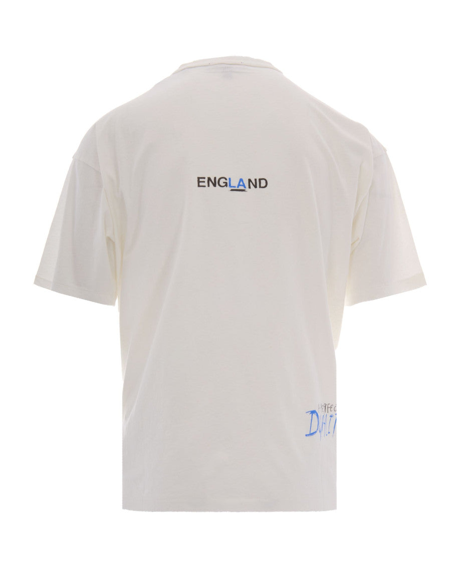 White Crew Neck T-Shirts 2