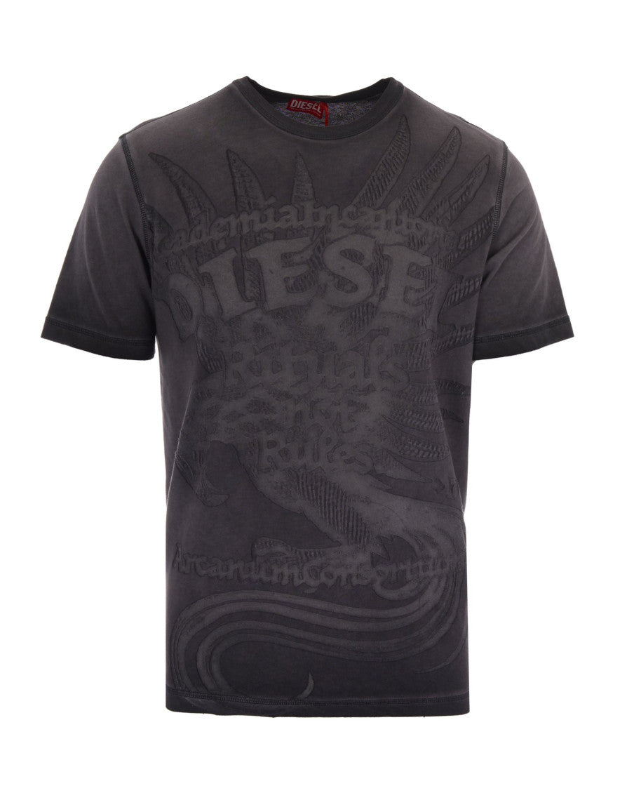 Dark Grey Graphic T-Shirt 1